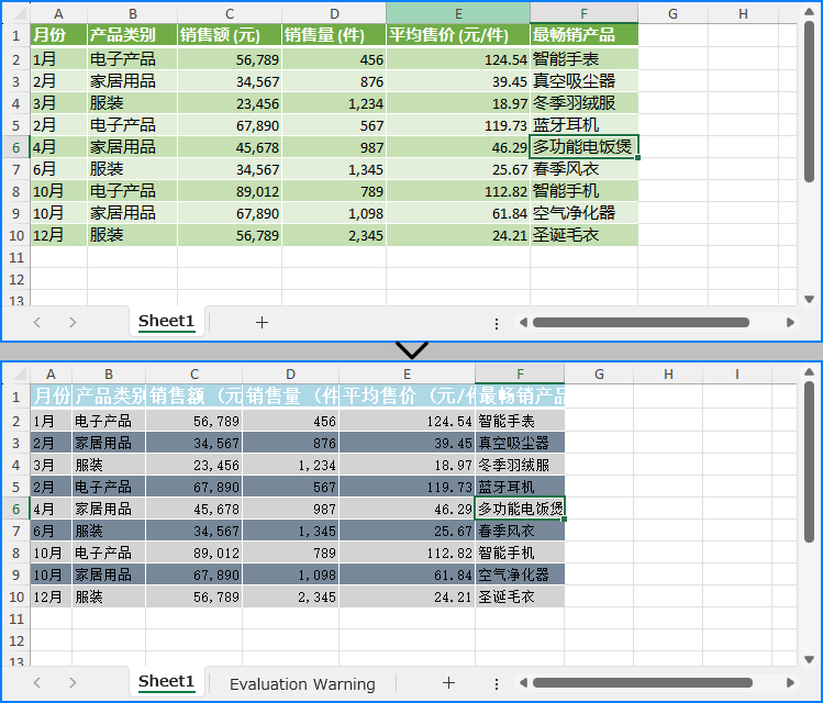 使用 .net 在流中修改 excel 文件